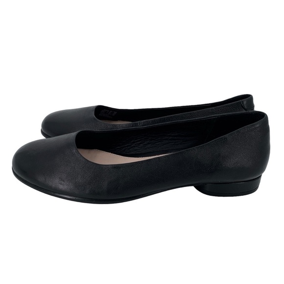 Ecco Annie Ballet Flats Womens 6 Black Leather Quiet Luxury Capsule Wardrobe - Picture 4 of 9